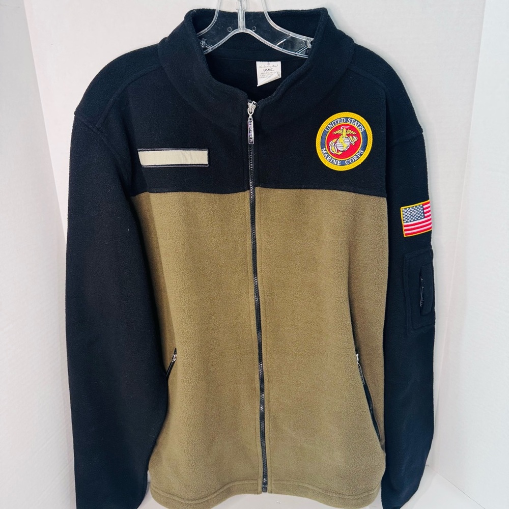 U.S Marines Fleece Jacket Size Large